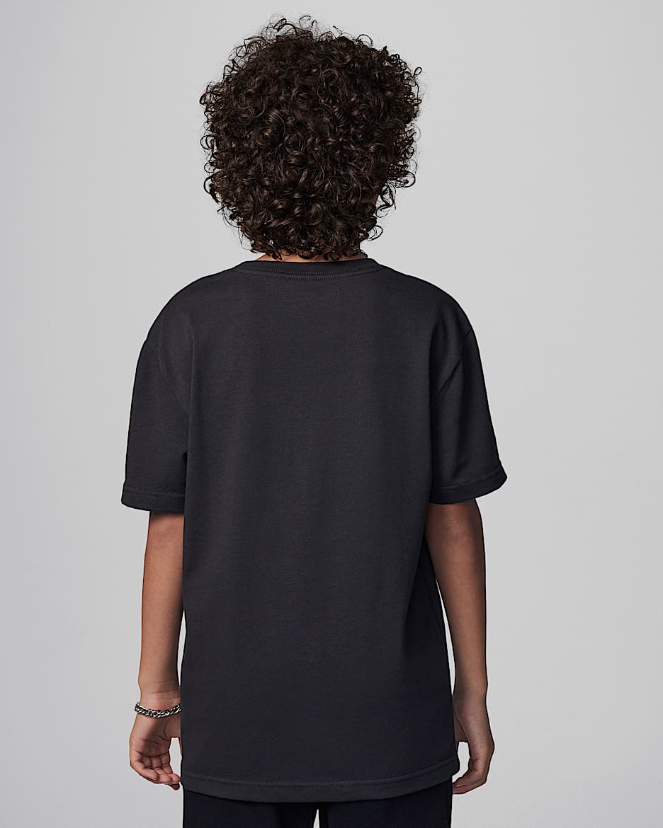 Tee shirt noir nike jordan hot sale